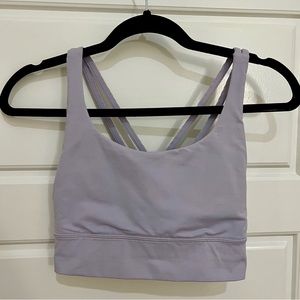 Lilac Long Line Energy Bra